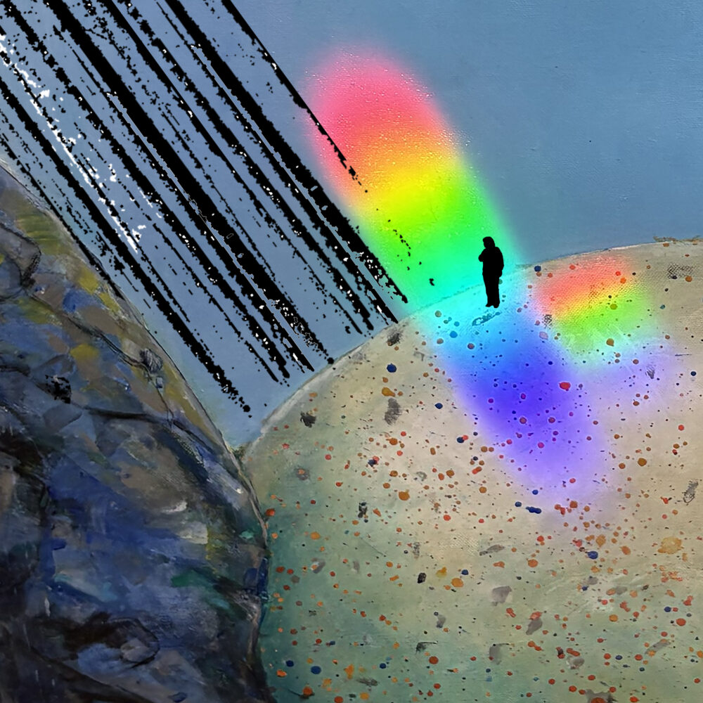 Ghosts On TV Iridescent album sleeve